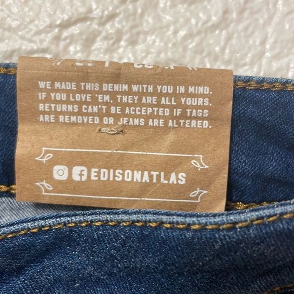 EDISON Atlas Jeans Straight Athletic Fit. Size 0. - Picture 8 of 14